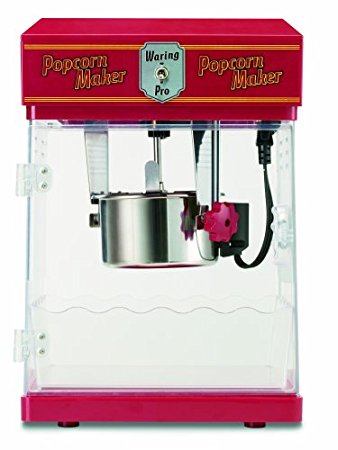 Waring Pro WPM25 Professional Popcorn Maker, Red