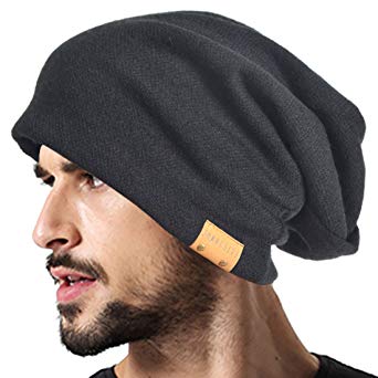 VECRY Men Oversized Slouch Beanie Large Skullcap Knit Hat