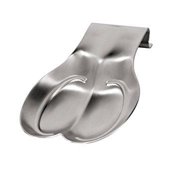 Oggi 7169 Double Stainless Steel Spoon Rest