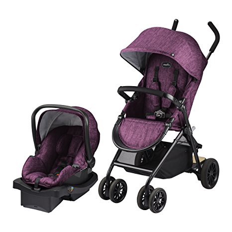 Evenflo Sibby Travel System, Raspberry