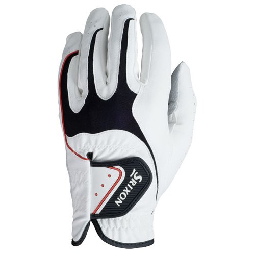 Srixon Men's All Weather Glove (Left Hand Glove for Right Handed Golfer) - White, Medium/Large
