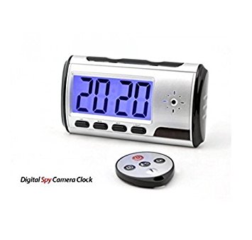 ZTCOLIFE Portable Alarm Clock Spy Camera DVR with Motion Detection 720*480 Version