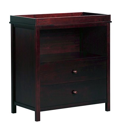 Summer Infant 2-Drawer Combo Changer, Black Cherry