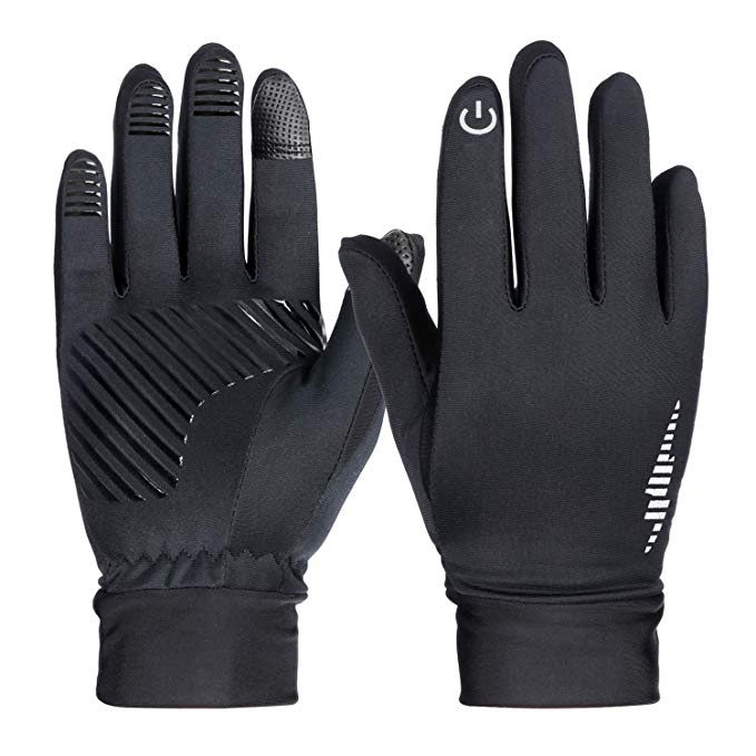 HiCool Winter Gloves, Touch Screen Gloves Winter Warm Thermal Gloves Running Gloves Cold Weather Gloves Driving Riding Cycling Gloves Outdoor Sports Gloves for Men and Women