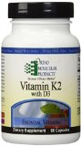 Ortho Molecular Products Vitamin K2 with D3 60 caps