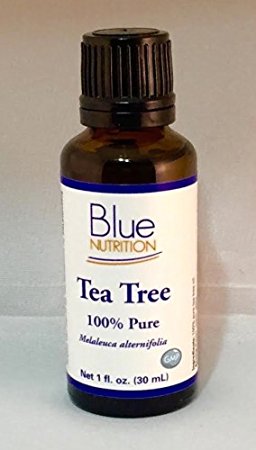 Blue Nutrition Tea Tree Oil 1oz (Melaleuca Alternifolia) 100% Pure - Product of USA