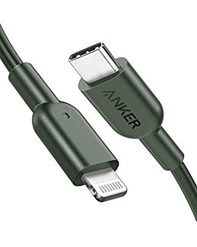 iPhone 11 Pro Charger, Anker Midnight Green USB C to Lightning Cable [6ft Apple MFi Certified] Powerline II for iPhone 11/11 Pro / 11 Pro Max/X/XR/XS Max, Supports Power Delivery