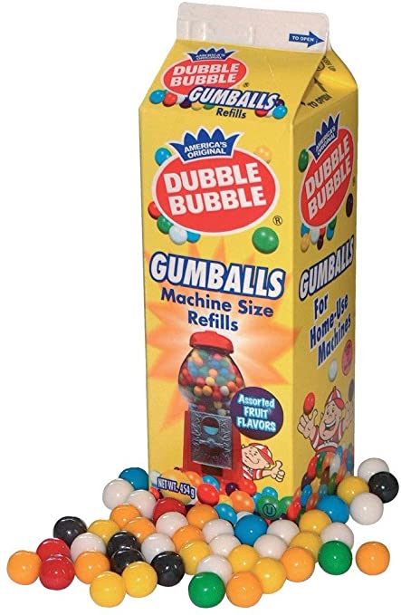 Dubble Bubble Gumball Machine Refill, 454 Grams