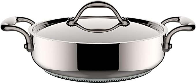 Lagostina Accademia Lagofusion Sauté Pan with Lid Stainless Steel 26 cm