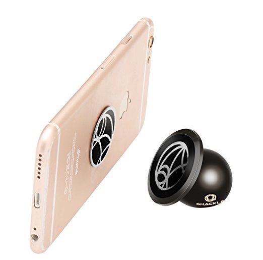 Magnetic Car Mount - Ultra Slim Dashboard Mount Cell Phone Holder, Universal Design for iPhone and Samsung Galaxy Devices