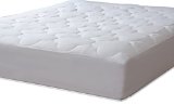 Micropuff - Down Alternative Mattress Pad - Fitted Style - Full Size 54x75 - Skirt stretches up to 15