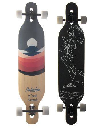 Volador 42inch Freeride Longboard ( Drop Through Camber Deck )