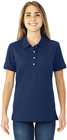 Jerzees Ladies' 5.6 oz., 50/50 Jersey Polo with SpotShield 437W