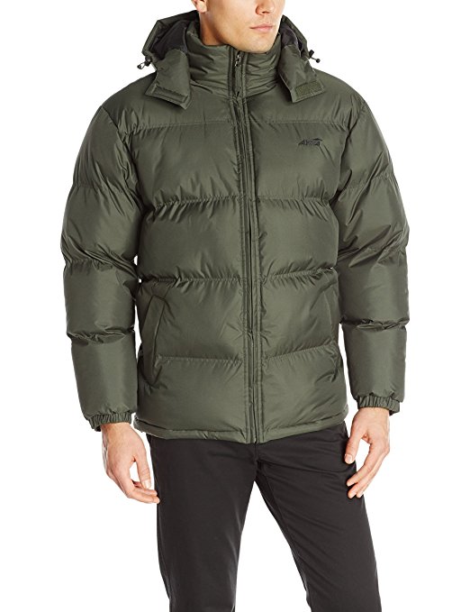 Avia Men's Puffer Jacket with Removable Hood