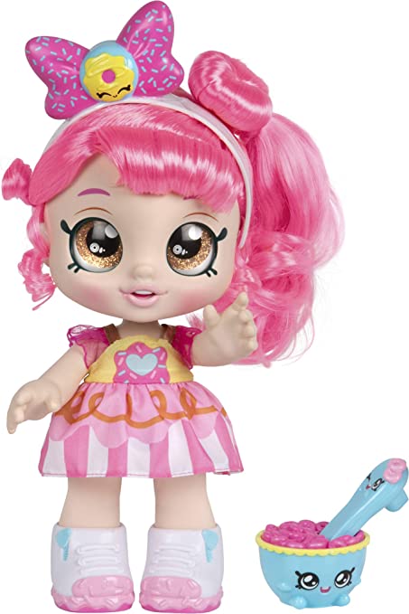 Kindi Kids Donatina Doll for Children and Girls Ages 3 and up, Multi-Colour, Famous 700015390