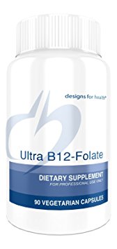 Designs for Health - Ultra B12-Folate - 90 Vegetarian Capsules