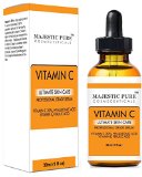 Majestic Pure Vitamin C Serum for Age SpotsWrinkles Sun Damage and Dark Circles Under the Eyes 30Ml