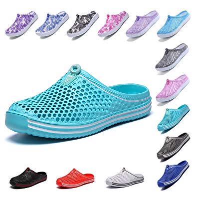 OUYAJI Garden Clog Shoes Beach Footwear Water bash Womens Summer Slippers