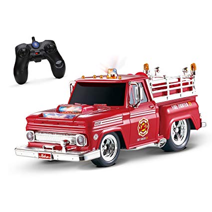 Kidirace RC Remote Control Fire Engine 21 Truck, Durable, Easy To Control Race Car