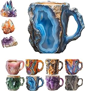 200ml Mineral Crystal Coffee Mugs,Multi-Colored Crystal Mineral Coffee Mugs, Natural Mineral Crystal Coffee Mugs,New Mineral Crystal Coffee Mugs, Real Mineral Crystal Coffee Mugs (#3)