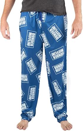 Bioworld The Office Blue AOP Dunder Mifflin Sleep Pajama Pants