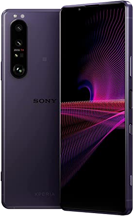 Sony Xperia 1 III XQ-BC72 5G Dual 512GB 12GB RAM Factory Unlocked (GSM Only | No CDMA - not Compatible with Verizon/Sprint) International Version – Frosted Purple