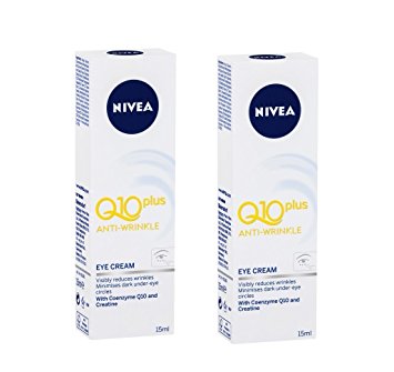 Nivea Visage Anti Wrinkle Q10 Plus Eye Cream 0.5 OZ (Pack 2)