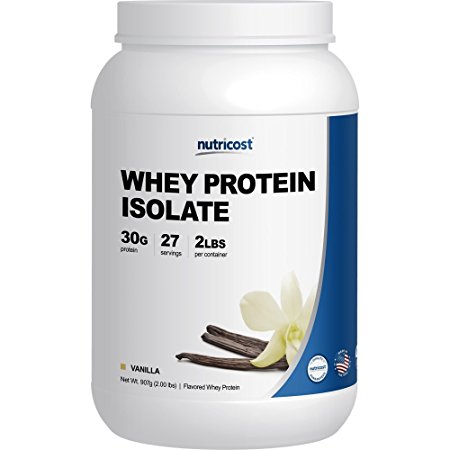 Nutricost Whey Protein Isolate (Vanilla) 2LBS