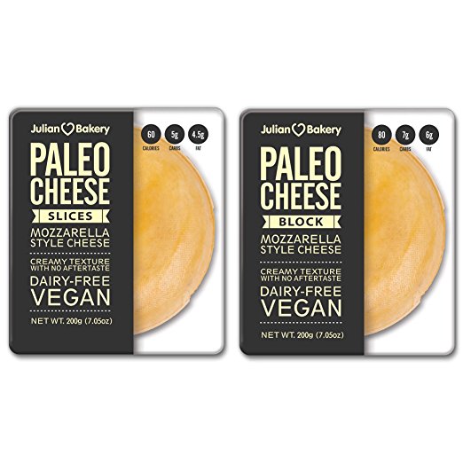 Paleo Cheese Variety Pack (7oz Sliced & 7oz Block) Combo (Low Carb & Dairy Free) Vegan