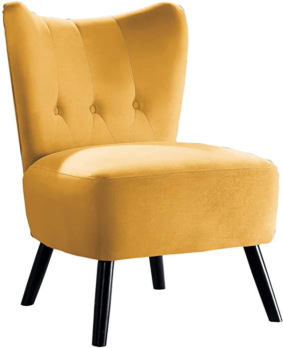 Homelegance F3 Furniture Fashion Forward 1166YW Accent Chair Yellow, Chair, Yellow