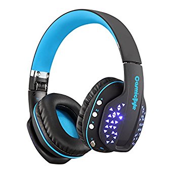 Cosmic Byte Aura B3506 V2 Bluetooth Headphone with Mic (Black/Blue)