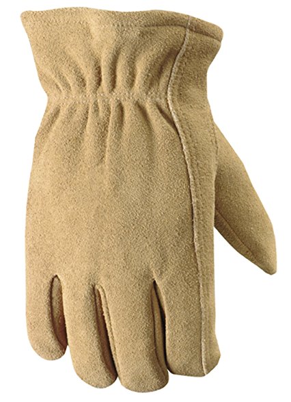 Men's Deerskin Winter Work Gloves, Super Soft, 100-gram Insulation, Medium (Wells Lamont 1091M)