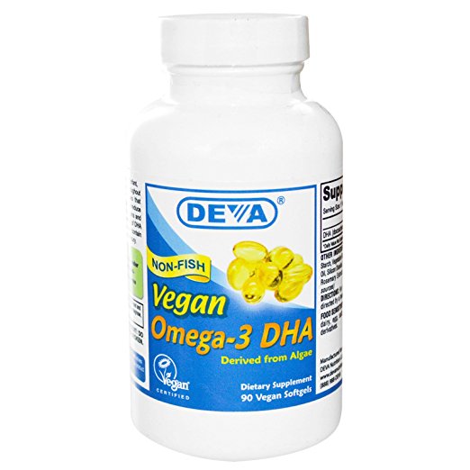 Deva Vegan Omega-3 Dha - 90 Vegan Softgels (Pack of 2)