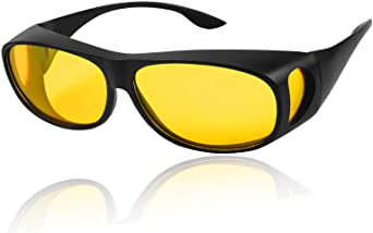 Night Driving Glasses, Night Vision Glasses HD Anti Glare Polarized Sunglasses
