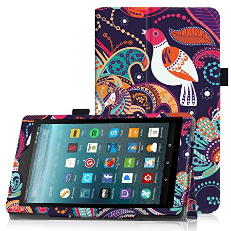 Famavala Folio Case Cover For 7-Inch Fire 7 Tablet [5th Generation 2015/7th Generation 2017] (TreeBird)