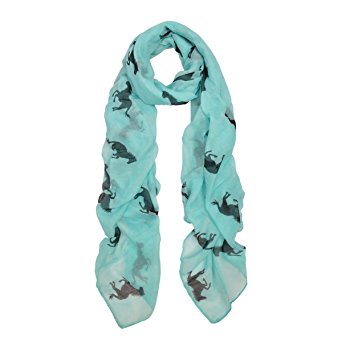 Premium Stallion Horses Animal Print Scarf - Different Colors Available