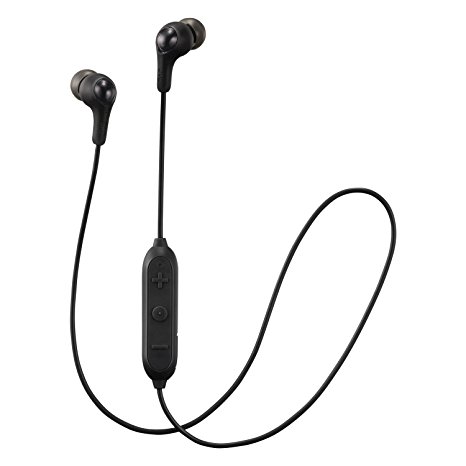 JVC Wireless Earbud Soft Gumy Wireless Earbud, Black (HAFX9BTB)