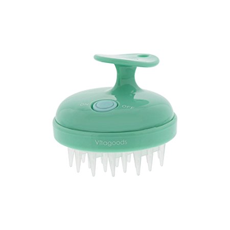 Vitagoods Scalp Massaging Shampoo Brush, Lucite Green