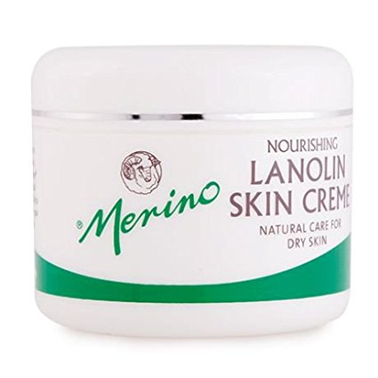 Dry Skin Lanolin Cream by Merino (100g/3.52oz Jar)
