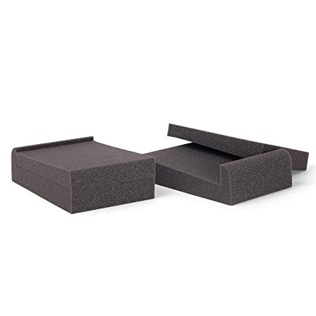 Micca Adjustable Acoustic Foam Wedge Isolation Pads for MB42 and MB42X Bookshelf Speakers and PB42X Powered Monitors