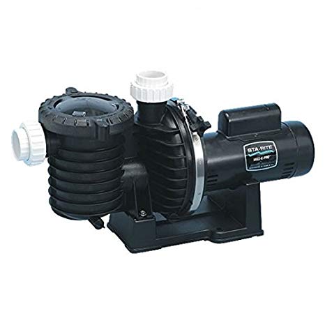 Pentair Sta-Rite P6RA6E-205L Max-E-Pro Standard Efficiency Single Speed Up Rated Pool and Spa Pump, 1 HP, 115/230-Volt