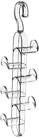 Spectrum Diversified Virgo Closet Purse Organizer, 6 Hooks, Clear