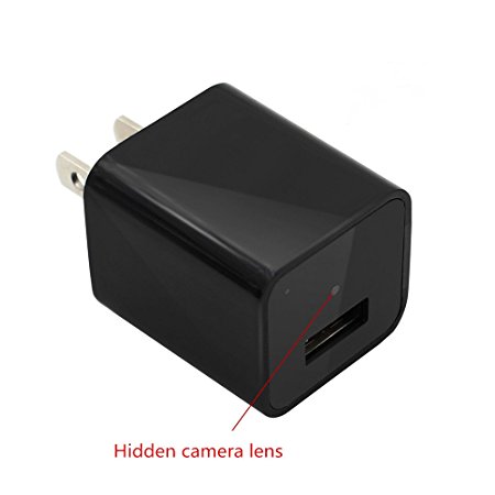 Mofek HD 1080P Hidden Camera USB Wall Charger Spy Cam Adapter with 32GB Memory Video Recorder