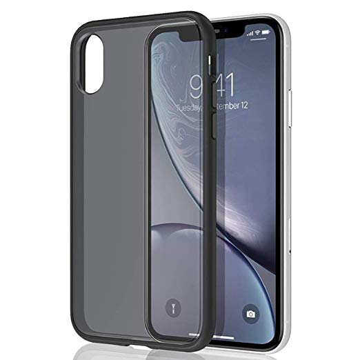 IPhone Xs Max Case,iPhone Case Shockproof Series iPhone Xs Max Case with Non-slip Anti-Scratch Black Cover for iPhone Xs Max Case - Black