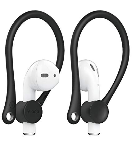 elago AirPods EarHook [Black] – [Lightweight] [Long-Lasting Comfort] – for Apple AirPods