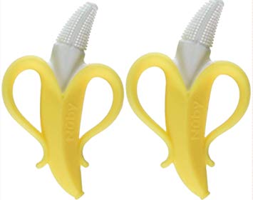 Nuby Nananubs Banana Massaging Toothbrush (2 Pack)