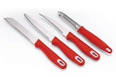 Pigeon Ultra Stainless Steel Knife Set, Set of 4, Multicolour