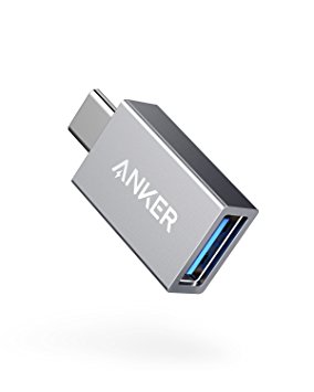 Anker USB C to USB 3.0 Adapter (Female), Type-C Adapter with Data Transfer Speed of Up to 5Gbps, Compatible with MacBook 2016, Samsung Galaxy Note 8, Galaxy S8/S8 , S9, Google Pixel, Nexus, and More