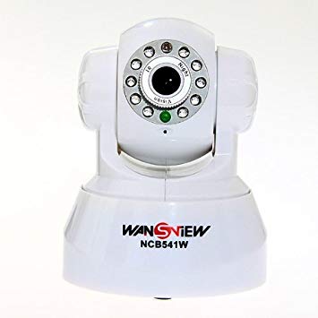 Wansview Wireless Ip Camera Pan/tilt/ Night Vision/ Internet Surveillance Built-in Microphone with Phone Remote Monitoring Support - White