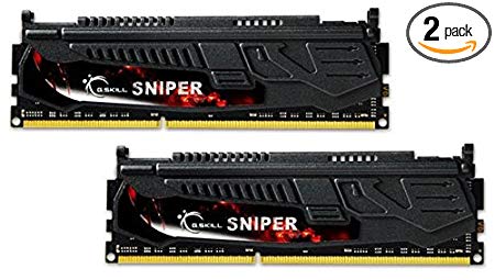 G.SKILL Sniper Series 16GB (2 x 8GB) 240-Pin DDR3 SDRAM 2133 (PC3 17000) Desktop Memory Model F3-2133C10D-16GSR